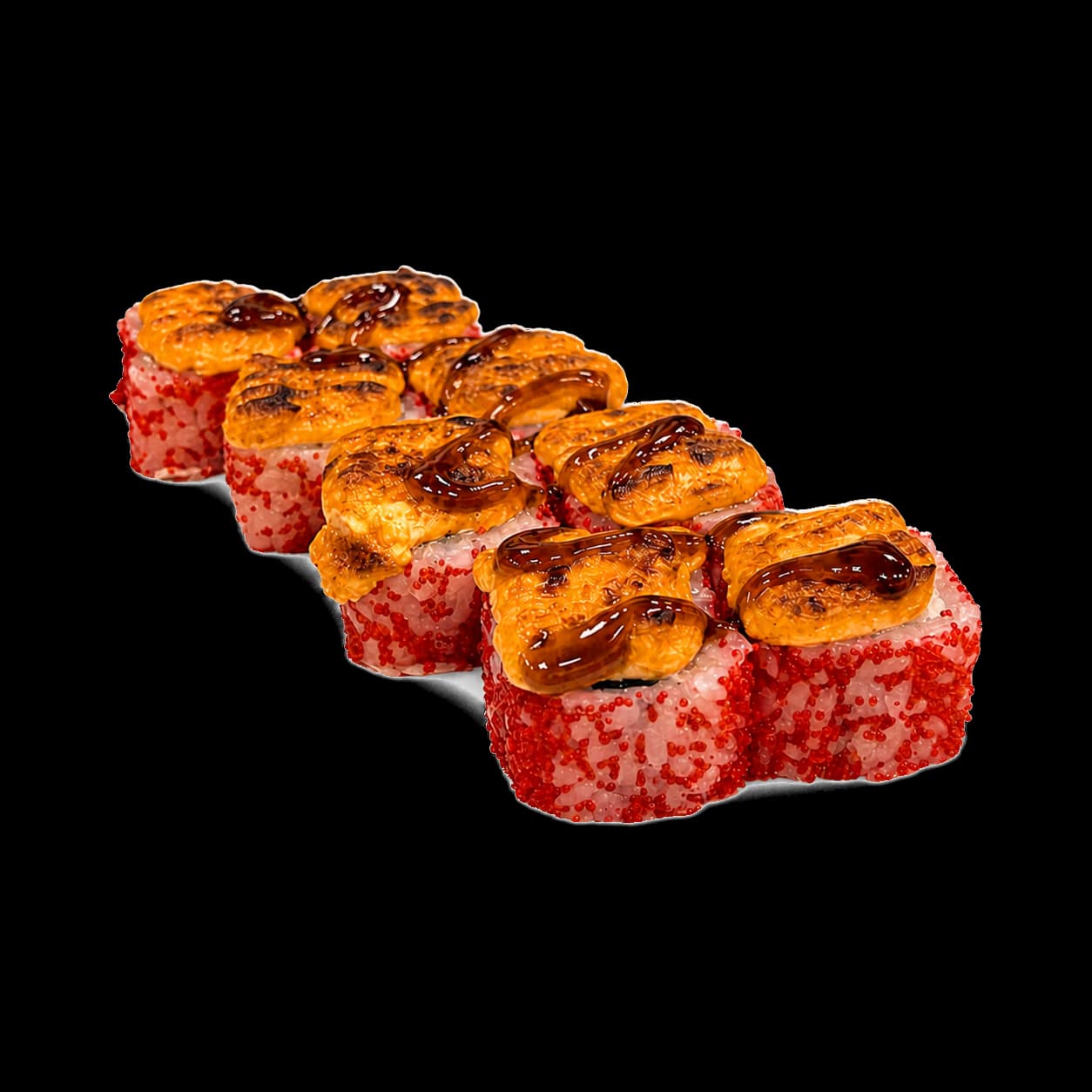 Запечённый ролл с крабовым мясом