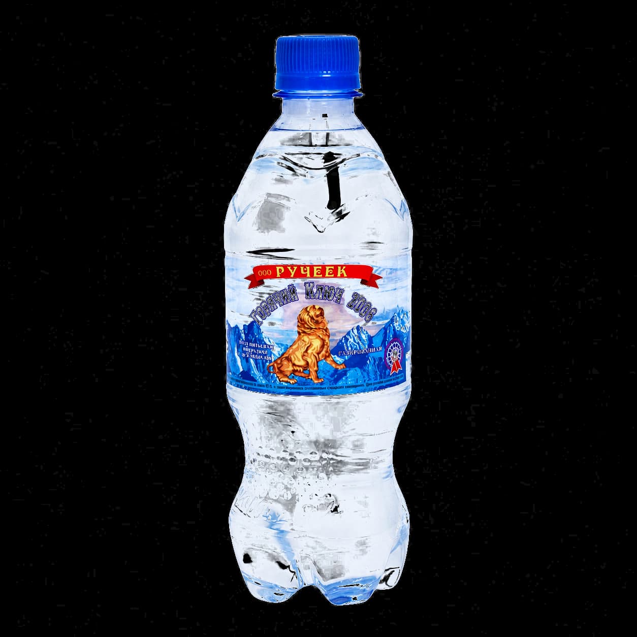 Минеральная вода газированная 0,5 л