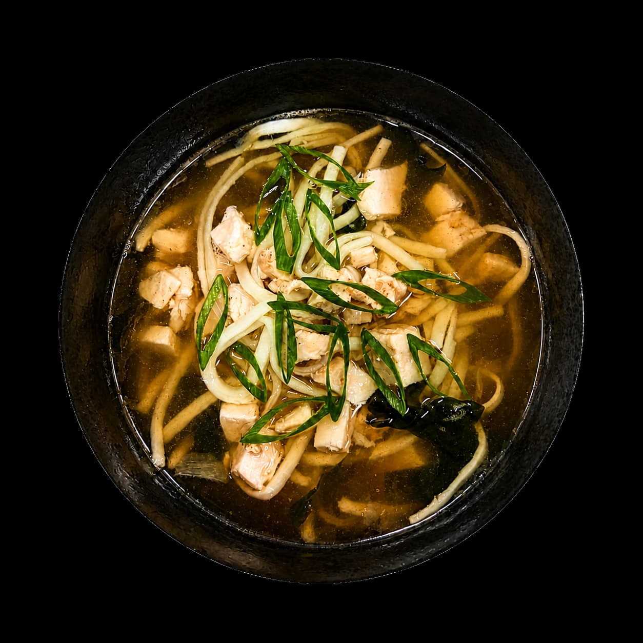 Мисо суп с курицей