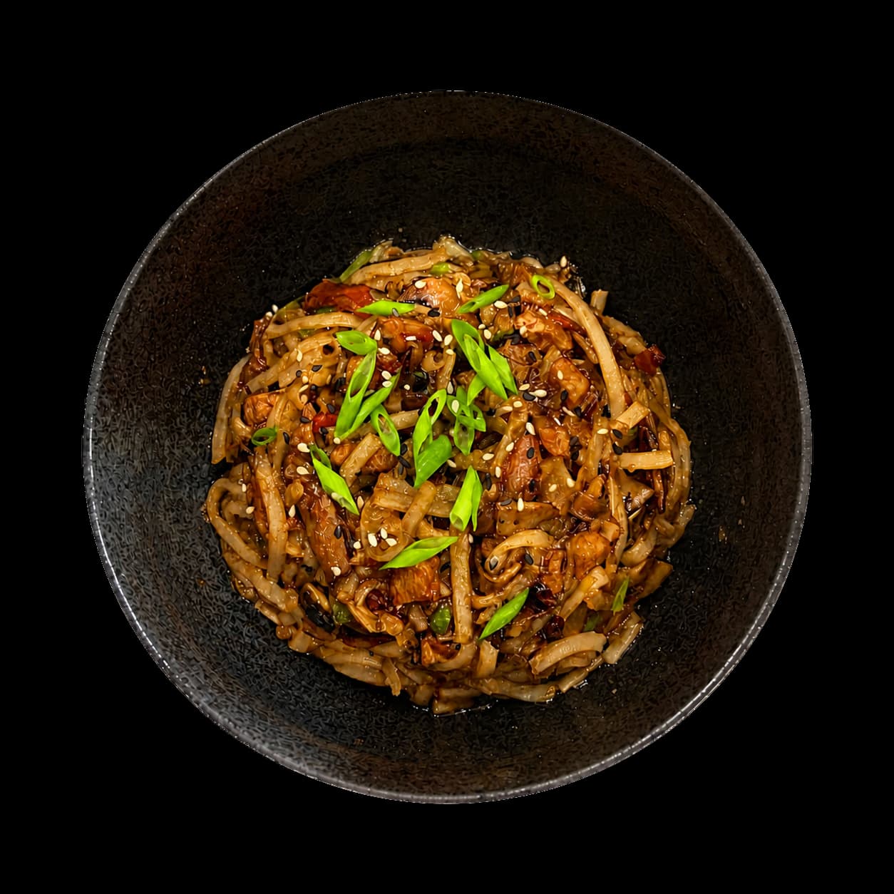 Wok со свининой и овощами